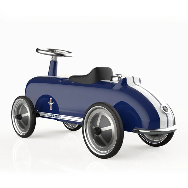 Baghera Ford Mustang Ride-On Car β 1966 Classic Metal Toy | Ages 1+ baghera
