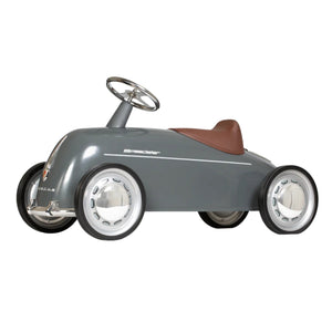 Baghera Porsche 356 Speedster Ride-On Car – Classic Metal Toy | Ages 2+ baghera