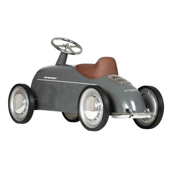 Baghera Porsche 356 Speedster Ride-On Car β Classic Metal Toy | Ages 2+ baghera