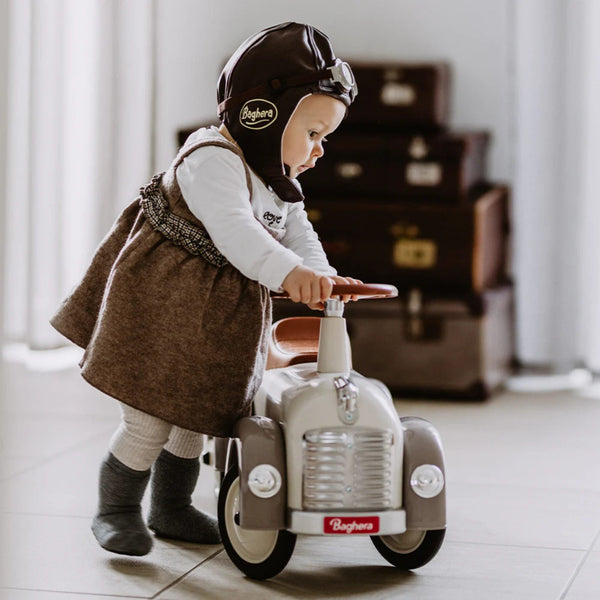 Baghera Speedster Silkgrey Ride-On – Classic Toddler Push Car | Ages 1+ baghera