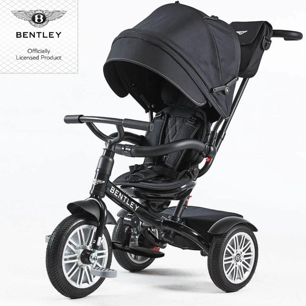 Bentley 6-in-1 Trike – Luxury Ride-On for Toddlers | Ages 12M+ bentley Onyx Black