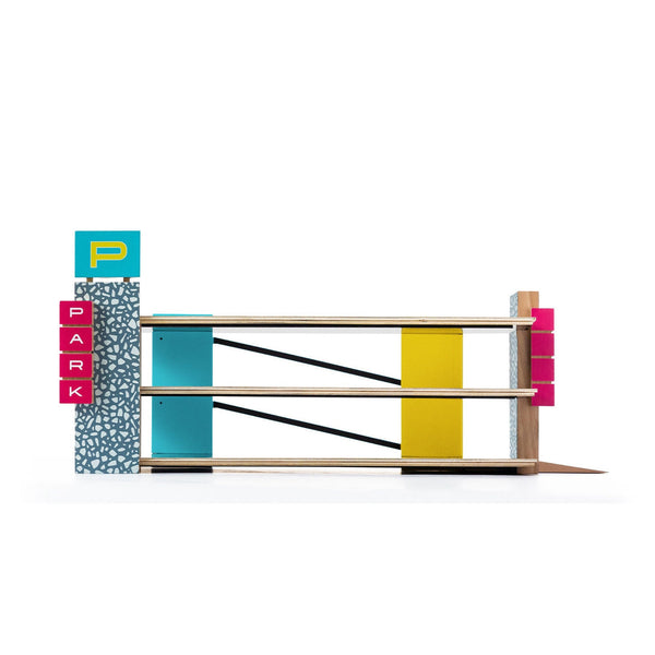 Candylab Magnetic Parking Garage – Solid Wood Organiser for CANDYCAR® | Ages 3+ Wooden Toy Candylab
