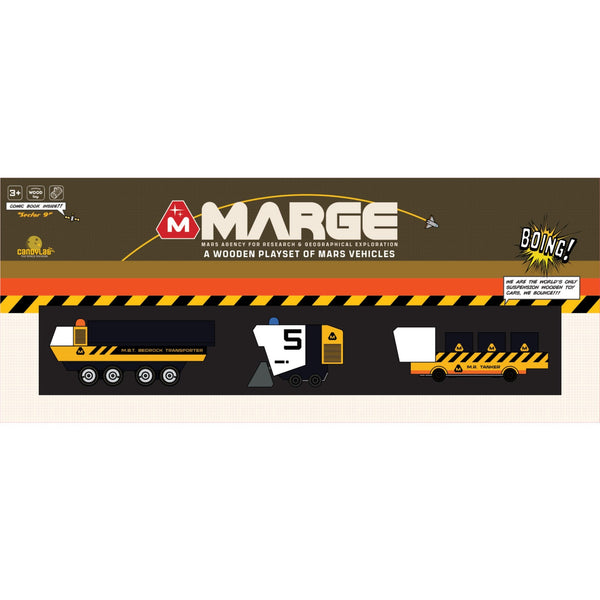 Candylab Sector 9 Play Set – Magnetic Mars Exploration Toys | Ages 3+ Wooden Toy Candylab