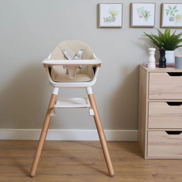 Clair de Lune 6-in-1 High Chair – Versatile, Adjustable & Easy to Clean | Ages 4M-6Y clair de lune