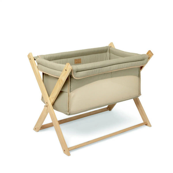 Clair de Lune Organic Folding Crib – Eco-Friendly & Travel-Friendly Sleep for Newborns | Ages 0-9M clair de lune Sage