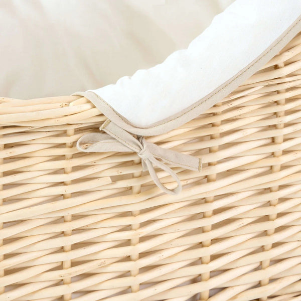 Clair de Lune Organic Natural Noah Pod® – Sustainable & Breathable Baby Basket | Ages 0-9M clair de lune