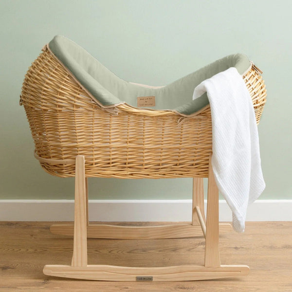 Clair de Lune Organic Natural Noah Pod® – Sustainable & Breathable Baby Basket | Ages 0-9M clair de lune