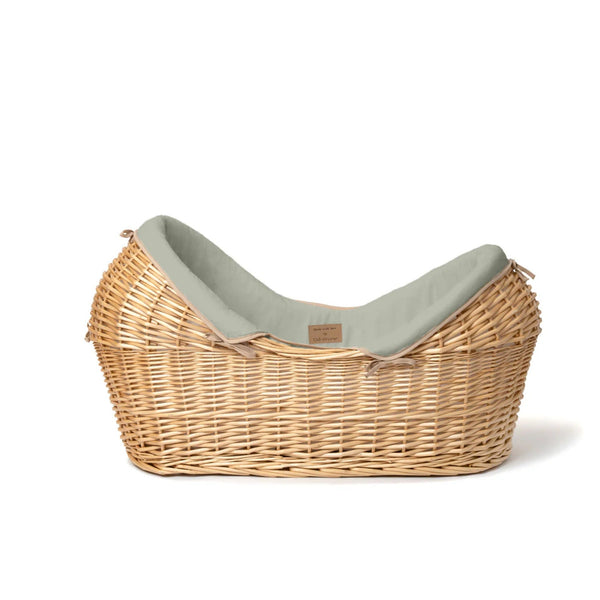 Clair de Lune Organic Natural Noah Pod® – Sustainable & Breathable Baby Basket | Ages 0-9M clair de lune Sage Basket Only