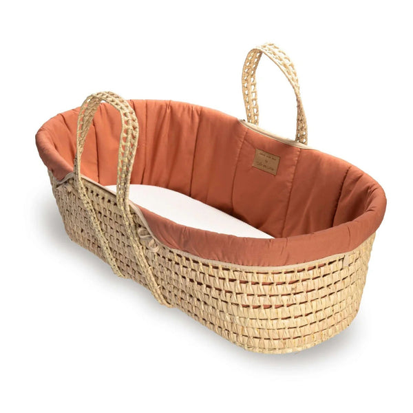 Clair de Lune Organic Palm Moses Basket | Sustainable & Breathable | Ages 0-9M clair de lune