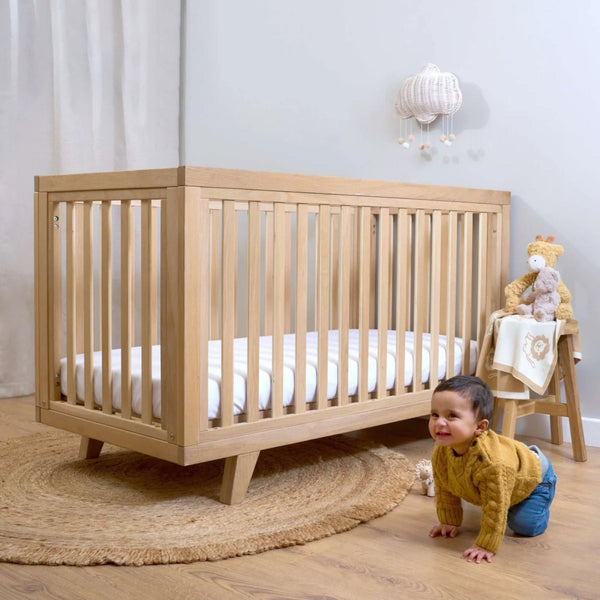 Clair de Lune Solid Oak Cot Bed | Luxury, Strength & Sustainability | FSC Certified clair de lune