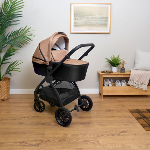Clair de Lune Urban Explorer 2-in-1 Travel System – Carrycot & Stroller | Ages 0M-4Y clair de lune