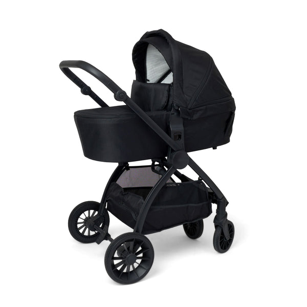 Clair de Lune Urban Explorer 2-in-1 Travel System β Carrycot & Stroller | Ages 0M-4Y clair de lune Black