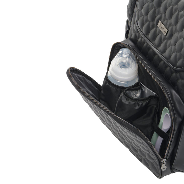 Didofy Changing Bag & Mat Black | Stylish & Practical Backpack with Insulated Holders didofy