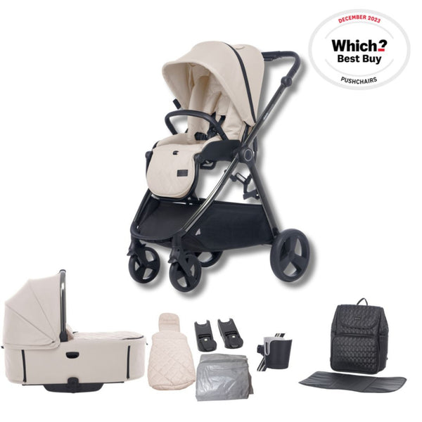Didofy Stargazer 2-in-1 Pushchair & Carrycot Bundle – Sustainable, Lightweight & All-Terrain Travel System didofy Sand