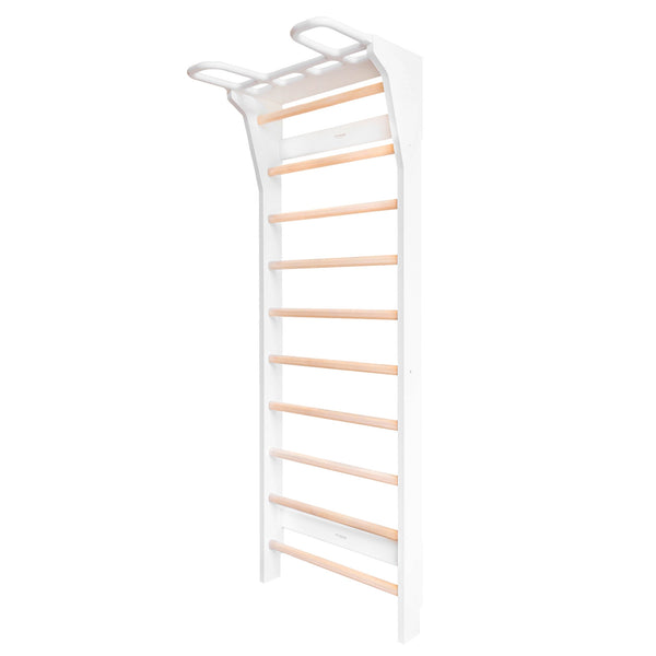 FitWood AARNI Wall Bars – Multi-Functional Bars for Home Workouts & Kids' Play | 3 Years + fitwood White - Birch