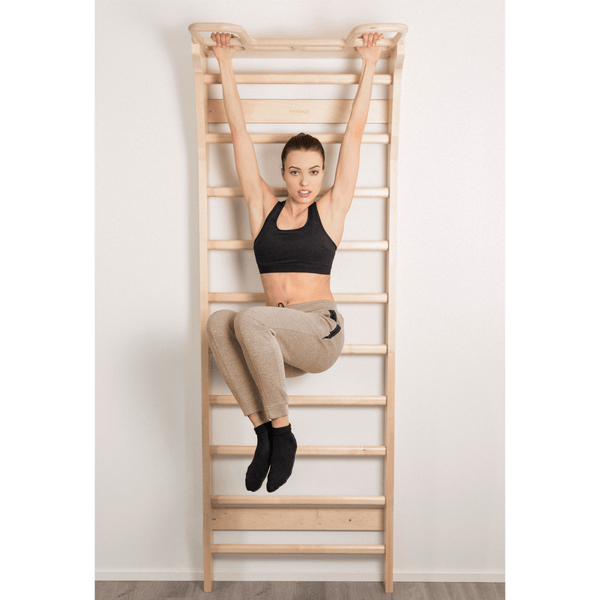 FitWood AARNI Wall Bars – Multi-Functional Bars for Home Workouts & Kids' Play | 3 Years + fitwood