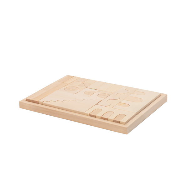 FitWood HUVILA Building Blocks β Educational Wooden Blocks for Creative Play | 3 Years+ fitwood
