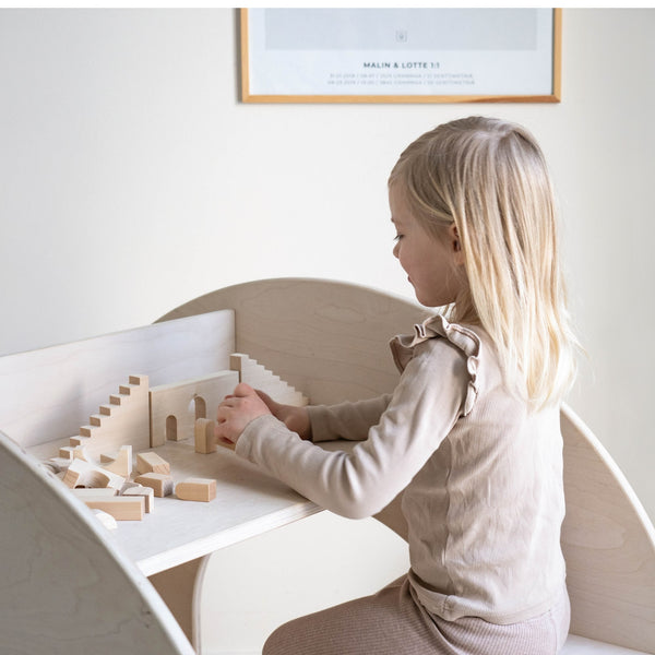 FitWood HUVILA Building Blocks β Educational Wooden Blocks for Creative Play | 3 Years+ fitwood