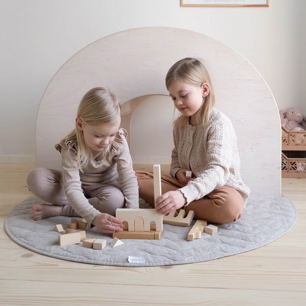 FitWood HUVILA Building Blocks β Educational Wooden Blocks for Creative Play | 3 Years+ fitwood