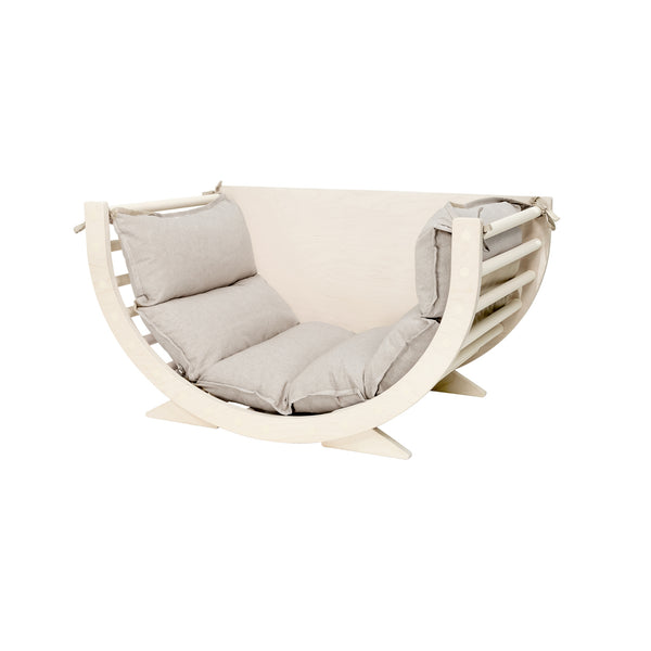 FitWood LUOTO II Climbing Arch | Multi-Functional Kids' Climber & Rocker | Sustainable Birch fitwood