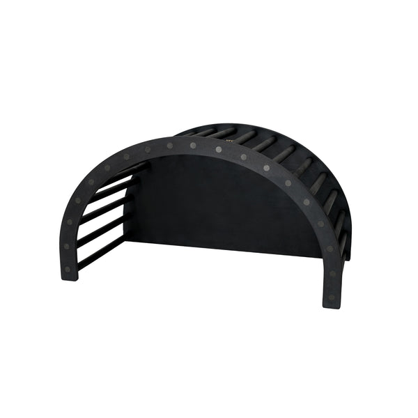 FitWood LUOTO II Climbing Arch | Multi-Functional Kids' Climber & Rocker | Sustainable Birch fitwood Black