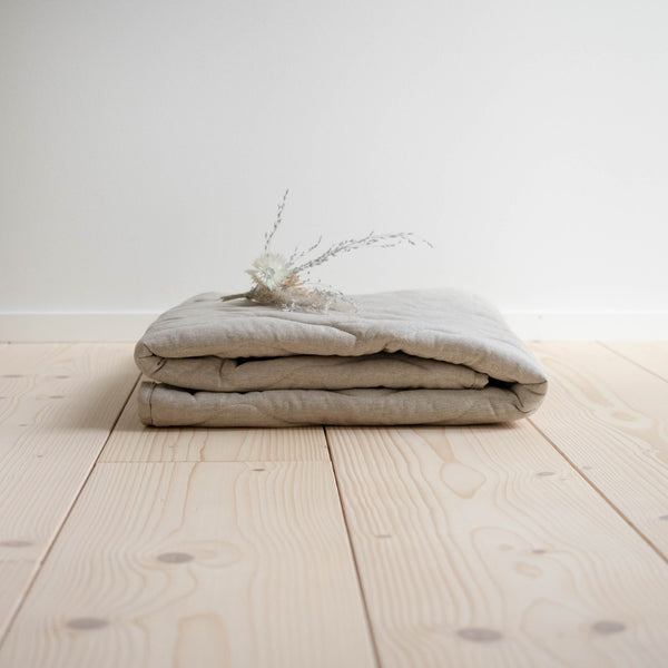 FitWood PILVI Play Mat – Soft, Durable, Non-Toxic Baby Mat for Tummy Time & Play | Sand, Machine Washable fitwood