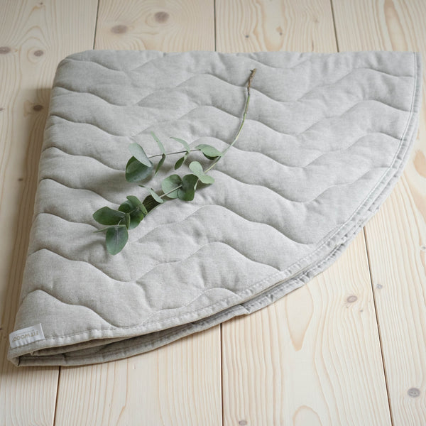 FitWood PILVI Play Mat – Soft, Durable, Non-Toxic Baby Mat for Tummy Time & Play | Sand, Machine Washable fitwood