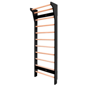 FitWood TAIMI Wall Bars - Stylish Birch Wood Gymnastic Bars for Home, Kids & Adults fitwood Black - Birch
