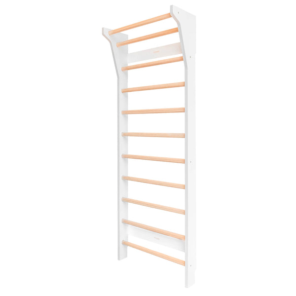 FitWood TAIMI Wall Bars - Stylish Birch Wood Gymnastic Bars for Home, Kids & Adults fitwood White - Birch
