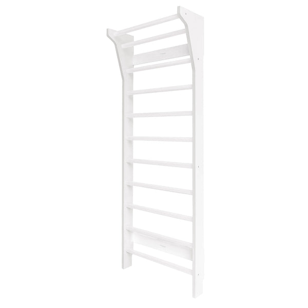 FitWood TAIMI Wall Bars - Stylish Birch Wood Gymnastic Bars for Home, Kids & Adults fitwood White