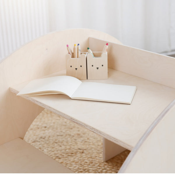 FitWood KUMPU Montessori Bookshelf | Multi-Purpose Child’s Bookshelf & Workstation fitwood