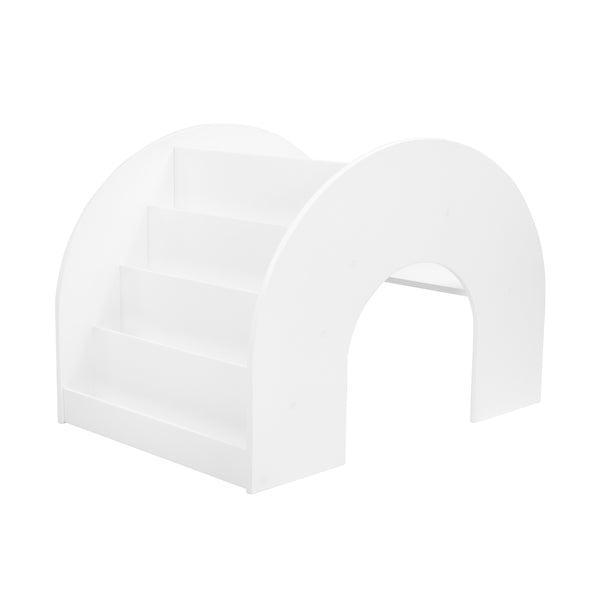 FitWood KUMPU Montessori Bookshelf | Multi-Purpose Child’s Bookshelf & Workstation fitwood White