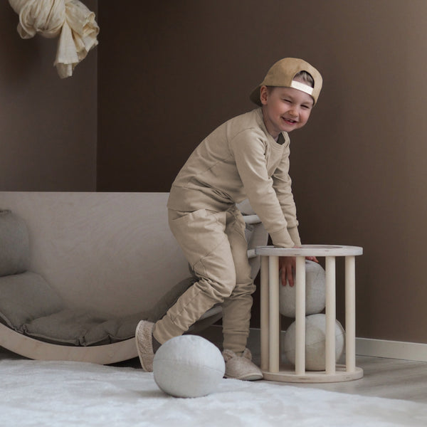 FitWood LUOTO Stool β Versatile Kids' Stool, Play Goal, & Workstation | 1 Year + fitwood