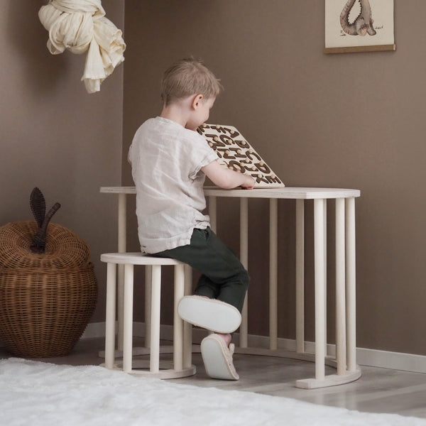 FitWood LUOTO Stool β Versatile Kids' Stool, Play Goal, & Workstation | 1 Year + fitwood