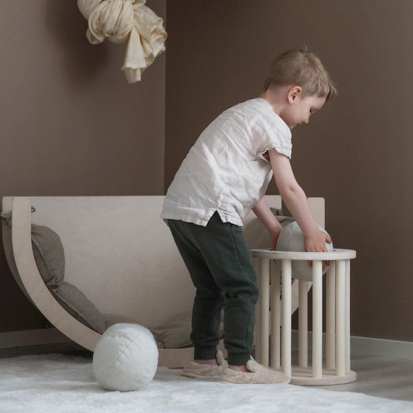 FitWood LUOTO Stool β Versatile Kids' Stool, Play Goal, & Workstation | 1 Year + fitwood