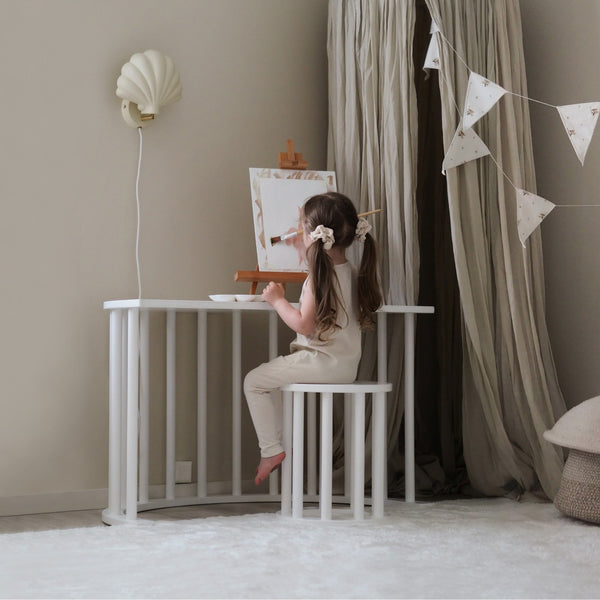 FitWood LUOTO Stool β Versatile Kids' Stool, Play Goal, & Workstation | 1 Year + - Little Gliders