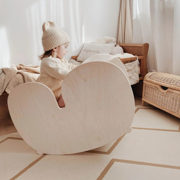 FitWood NUPPU Rocking Horse – 2-in-1 Kids' Rocker & Desk | 1 - 3 Years fitwood