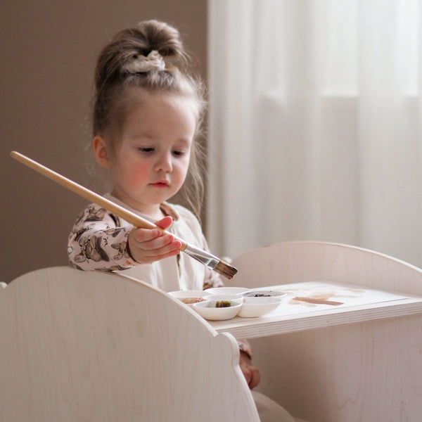 FitWood NUPPU Rocking Horse – 2-in-1 Kids' Rocker & Desk | 1 - 3 Years fitwood