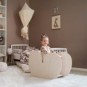FitWood NUPPU Rocking Horse – 2-in-1 Kids' Rocker & Desk | 1 - 3 Years fitwood