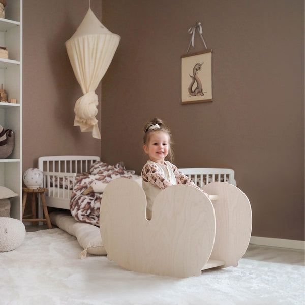 FitWood NUPPU Rocking Horse – 2-in-1 Kids' Rocker & Desk | 1 - 3 Years fitwood