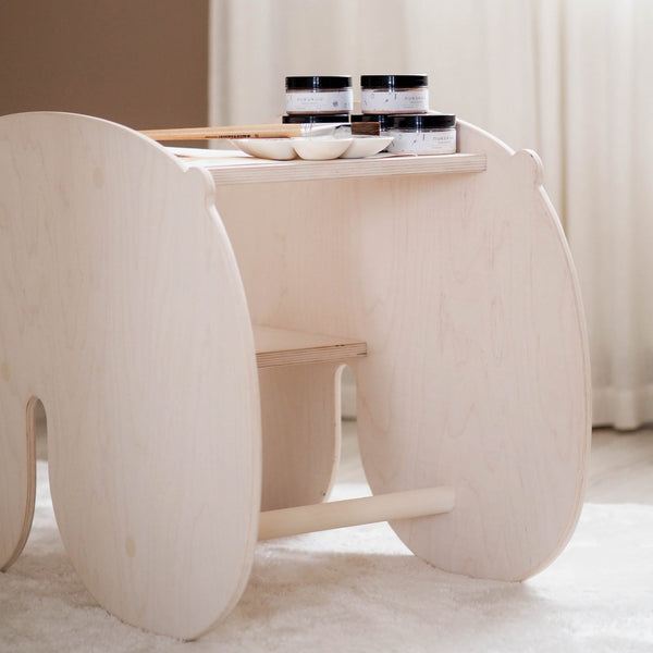 FitWood NUPPU Rocking Horse – 2-in-1 Kids' Rocker & Desk | 1 - 3 Years fitwood