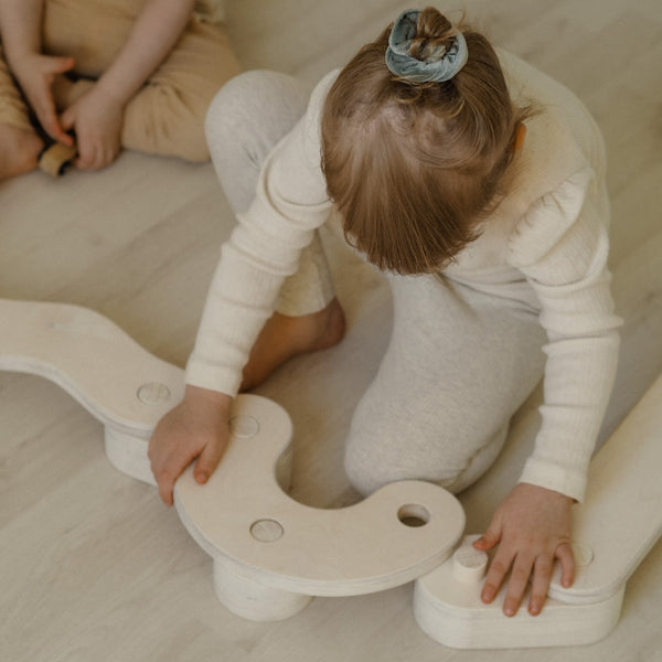 FitWood POLKU Balance Beam – Creative Balance Training for Kids | 1 Year + fitwood