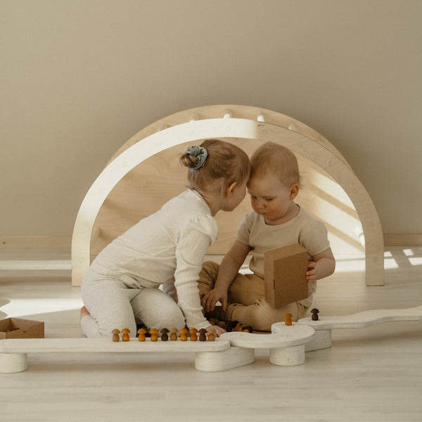 FitWood POLKU Balance Beam – Creative Balance Training for Kids | 1 Year + fitwood