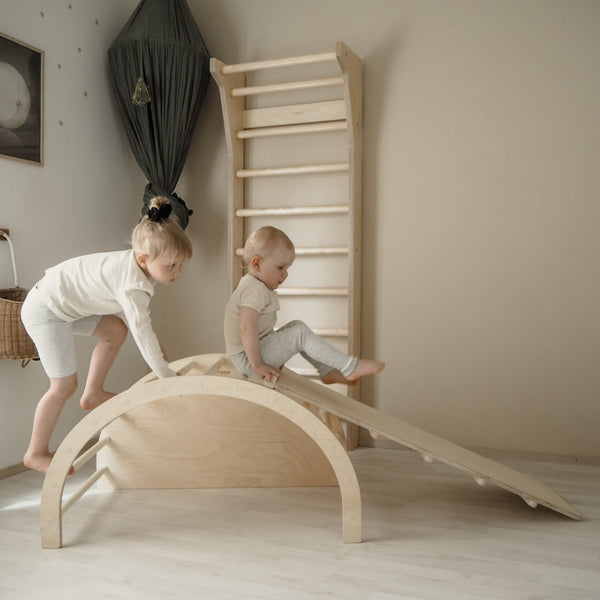 FitWood TUOHI Slide Ramp – 2-in-1 Climbing & Sliding Ramp for Kids | 0 - 9 Years fitwood