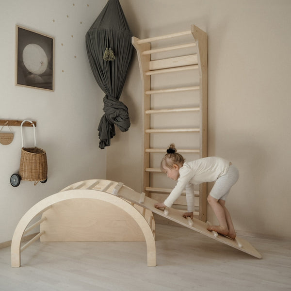 FitWood TUOHI Slide Ramp – 2-in-1 Climbing & Sliding Ramp for Kids | 0 - 9 Years fitwood