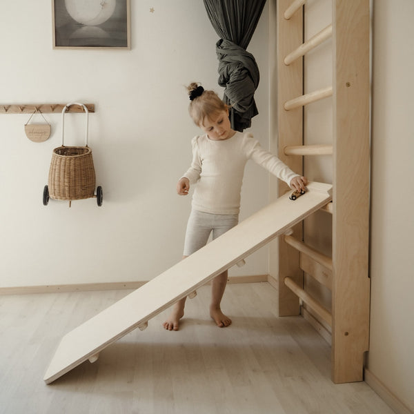 FitWood TUOHI Slide Ramp – 2-in-1 Climbing & Sliding Ramp for Kids | 0 - 9 Years fitwood
