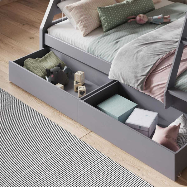 Flair Furnishings Ollie Triple Bunk Bed | Space-Saving Family Bunk flair