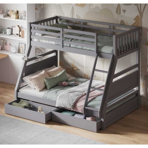 Flair Furnishings Ollie Triple Bunk Bed | Space-Saving Family Bunk flairΒ