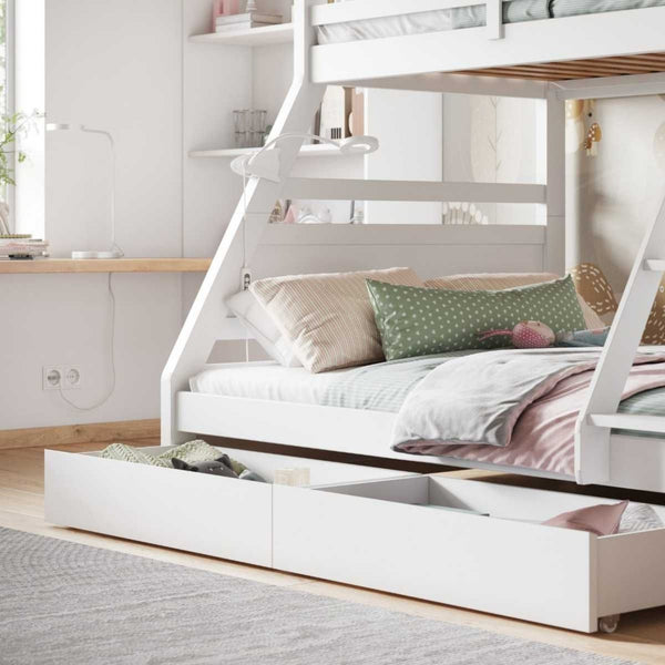 Flair Furnishings Ollie Triple Bunk Bed | Space-Saving Family Bunk flair