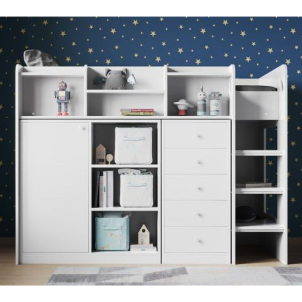 Flair Furnishings Wizard Junior High Sleeper Storage Station | Space-Saving Bed flair